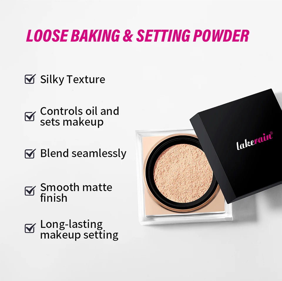 Matte Loose Setting Powder and Finishing Powder for Flawless Skin - 9