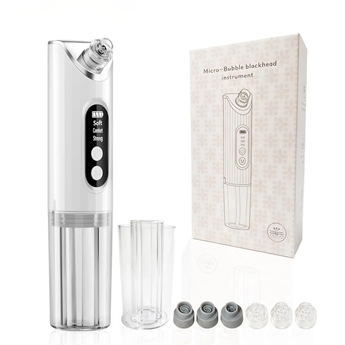 Pore Vacuum Blackhead Remover and Facial Cleansing Suction Tool
