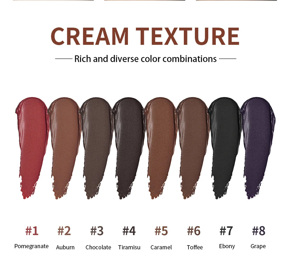 8 Color Cream Blush Palette Face Contour and Highlighter Makeup Set