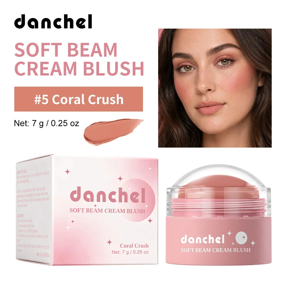 Soft Cream Blush Long Lasting Multi Use Face Tint Makeup - 24