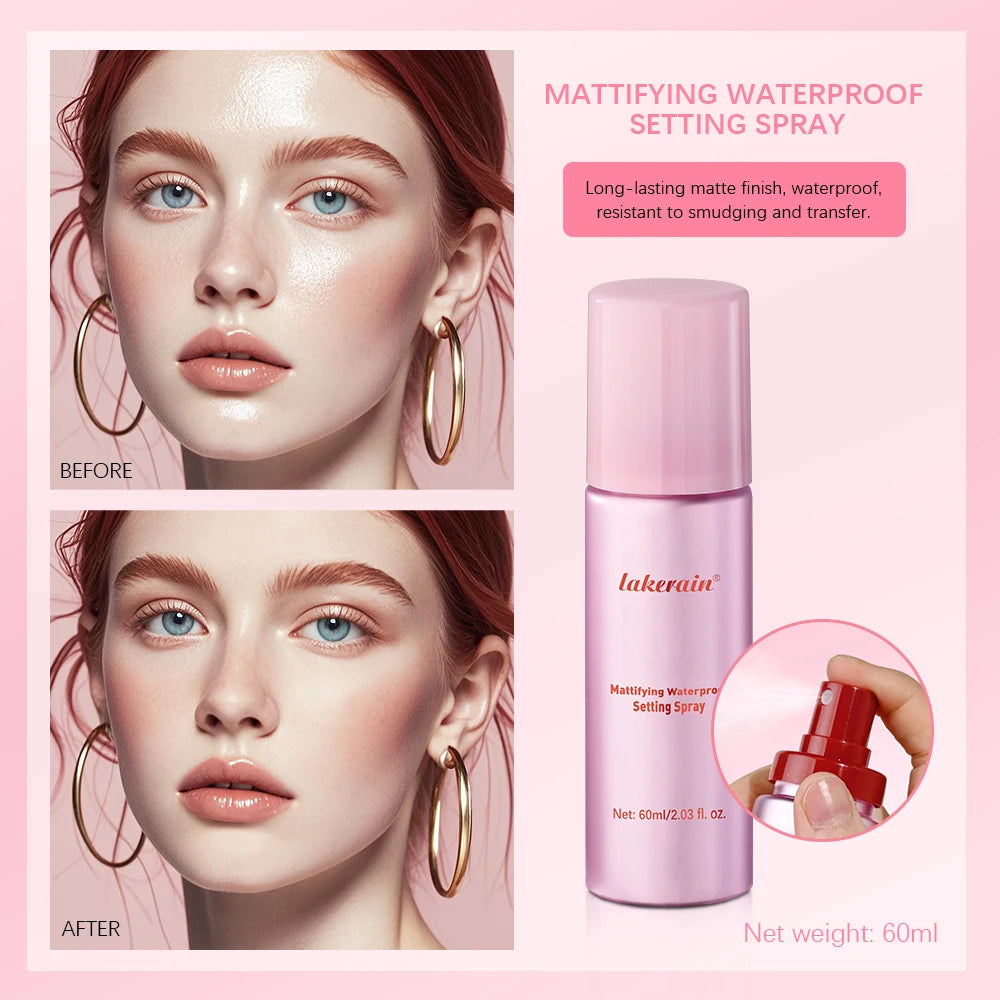 Mattifying Setting Spray Long Lasting Waterproof Makeup Fixer
