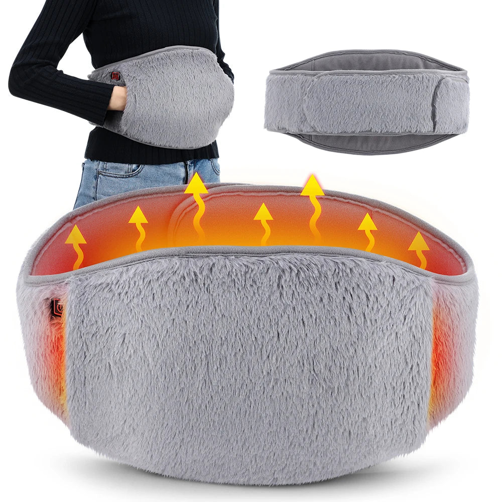 Electric Heating Pad with Hand Pockets Waist Heated Wrap - 15
