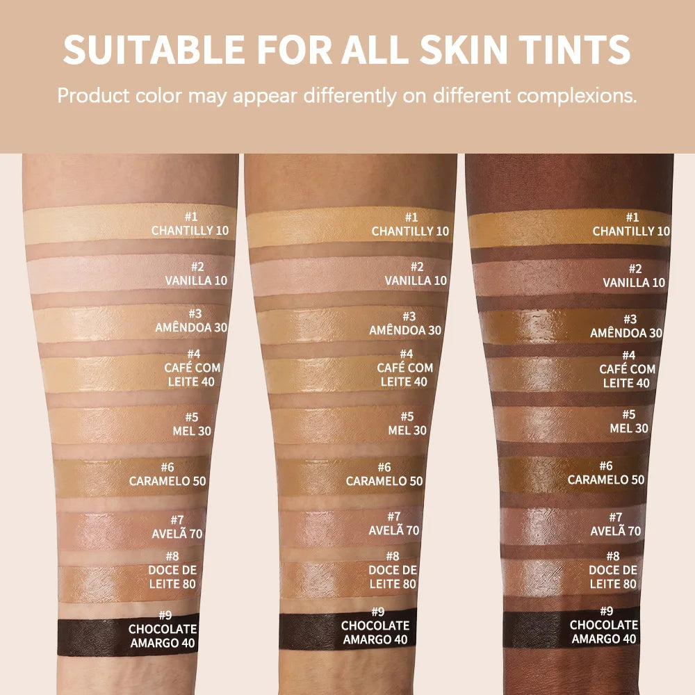 Liquid Foundation Long Lasting Face Makeup Base Matte Velvet Coverage - 6