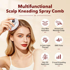 Electric Scalp Massager and Hair Oil Applicator Brush