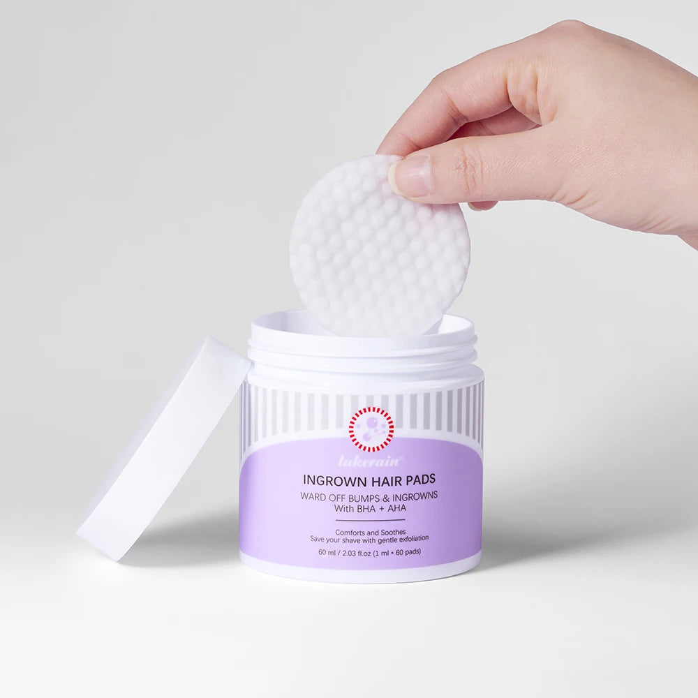 Ingrown Hair Pads and Razor Bump Treatment Exfoliating Wipes - 14