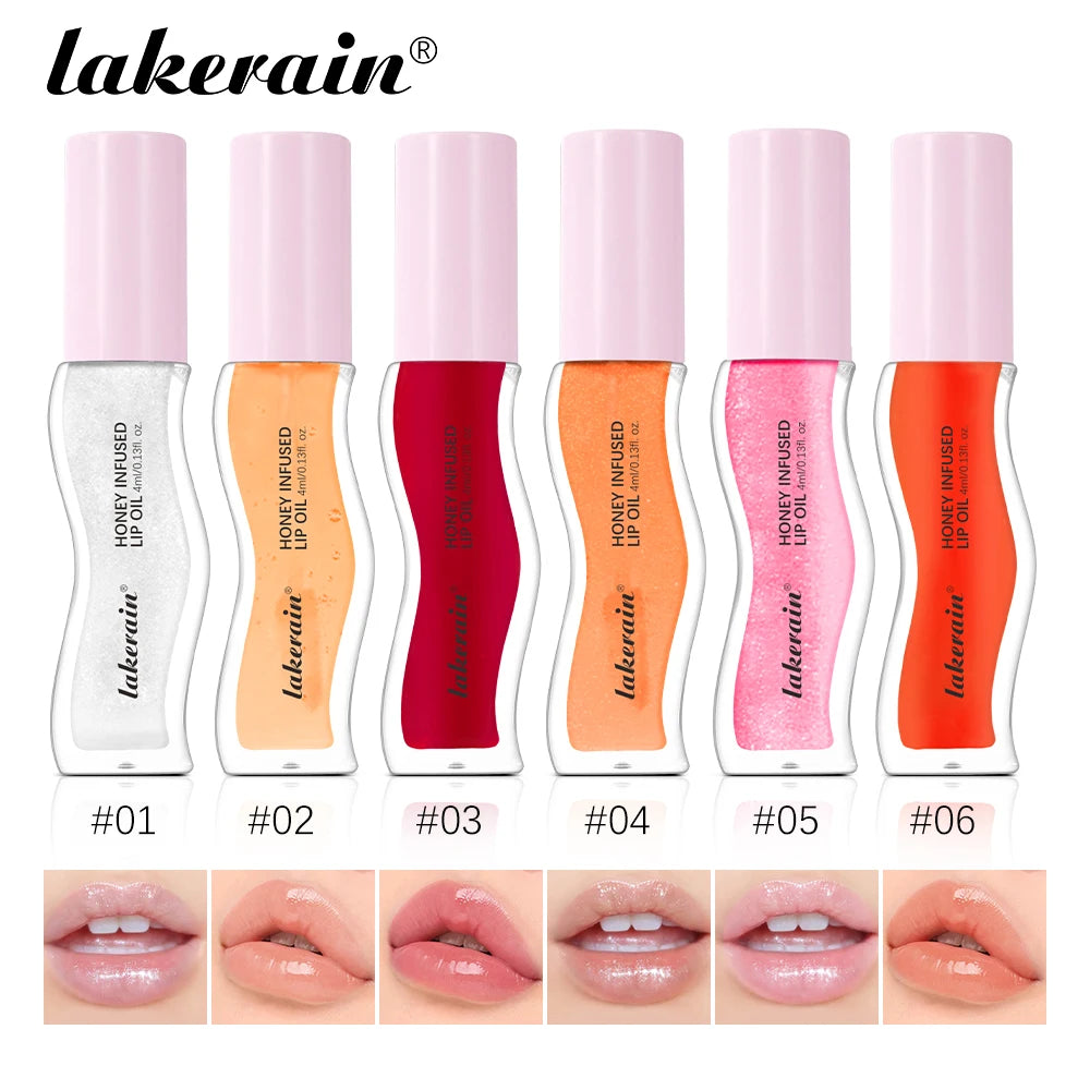 Honey Infused Lip Oil Hydrating Gloss and Moisturizing Lip Tint - 1