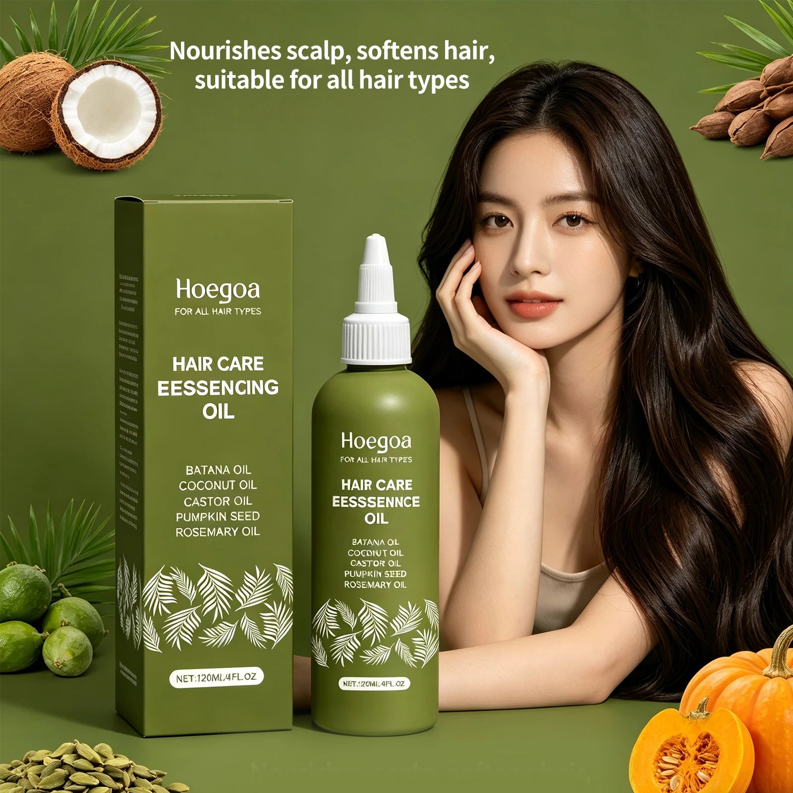 Nourishing Hair Growth Oil Scalp Treatment and Repair Serum - 1
