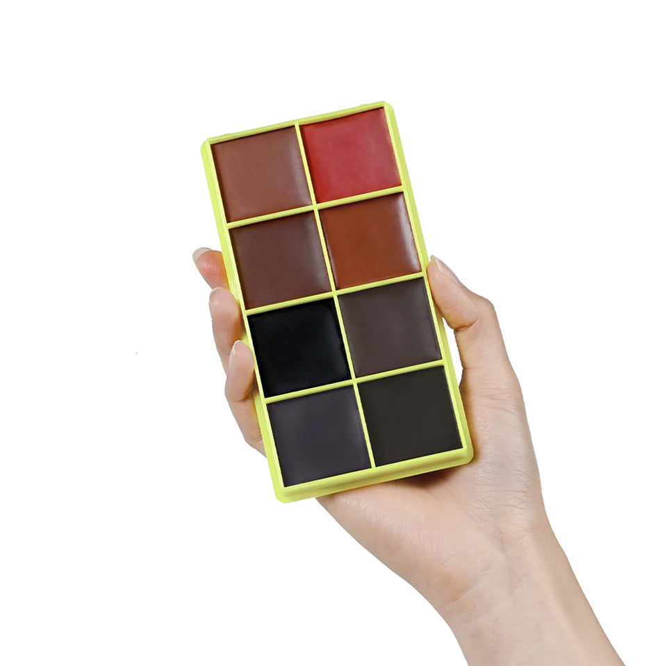 8 Color Cream Blush Palette Face Contour and Highlighter Makeup Set