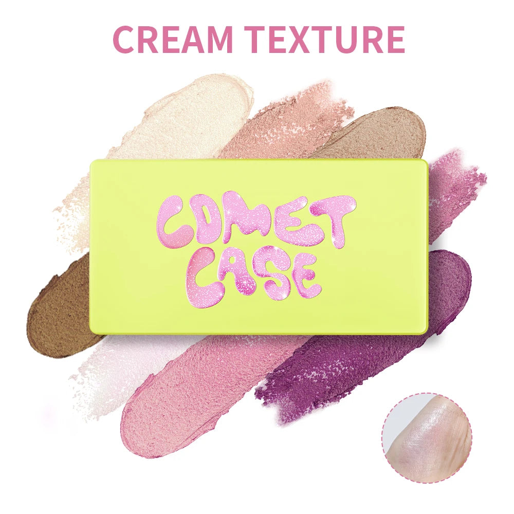 Cream Highlighter Palette and Face Bronzer Makeup Set