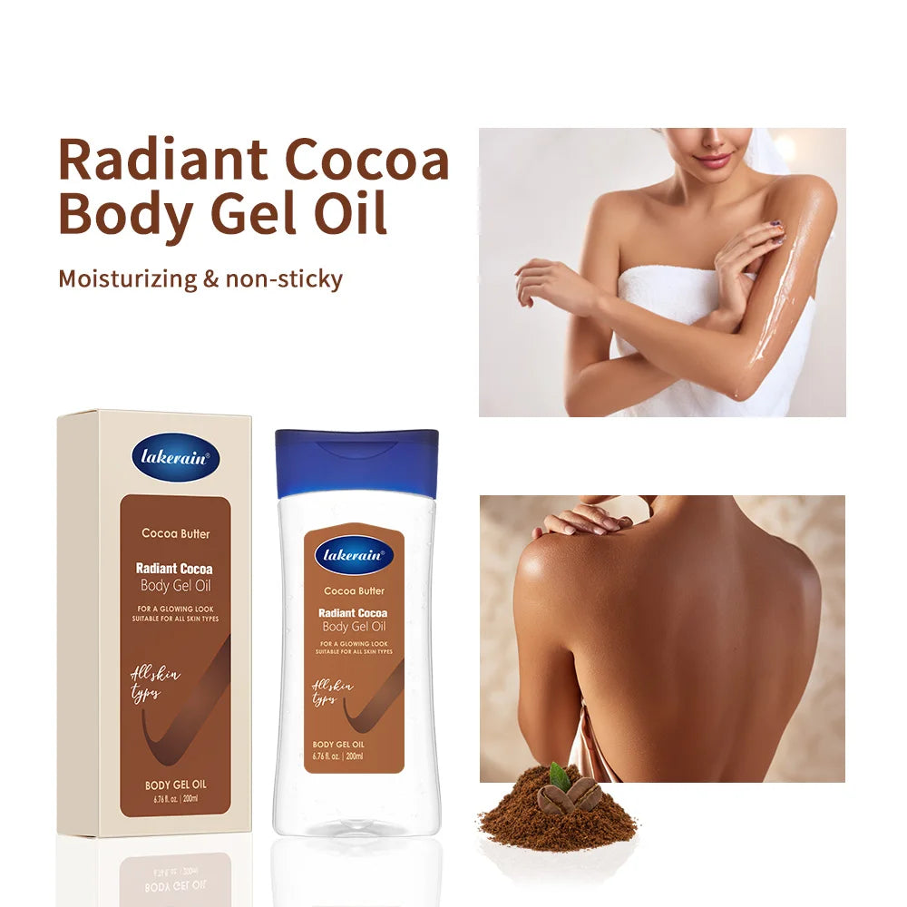 Cocoa Body Oil Gel Hydrating Moisturizer for Glowing Skin - 21