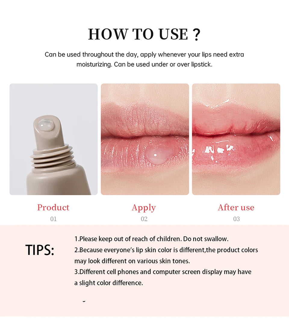 Hydrating Lip Balm and Moisturizing Lip Gloss for Soft Smooth Lips