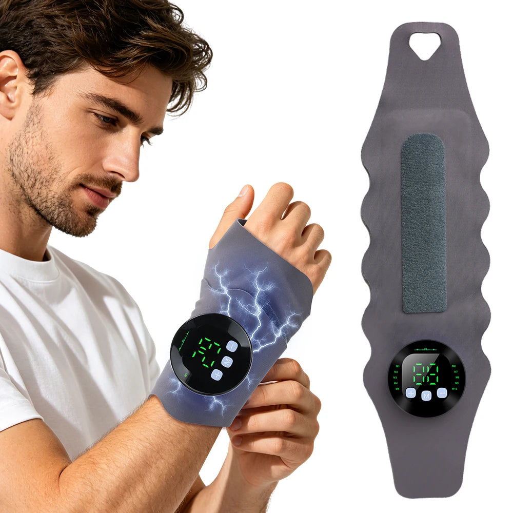 EMS Wrist Massager Electric Wrist Brace Hand Recovery Wrap