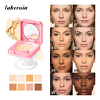 Pressed Face Powder with Mirror Matte Finishing Setting Powder