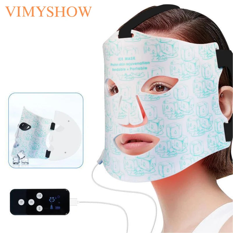 LED Face Mask and Red Light Therapy Device for Skin Rejuvenation - 1