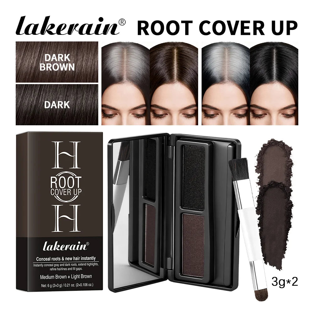 Hair Root Cover Up Powder and Hairline Shadow Concealer
