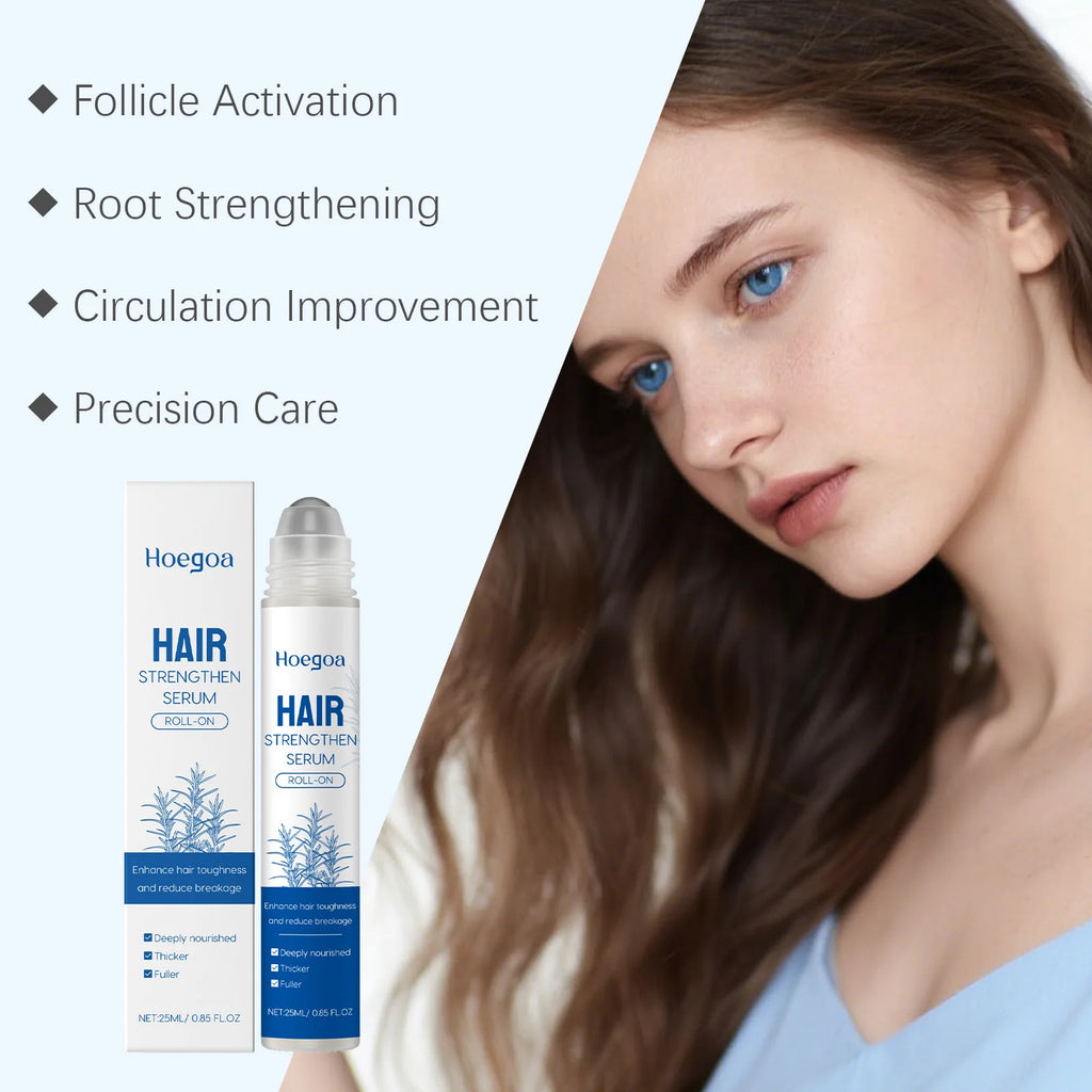 Hair Growth Serum Roll On Rosemary Hair Loss Treatment Oil