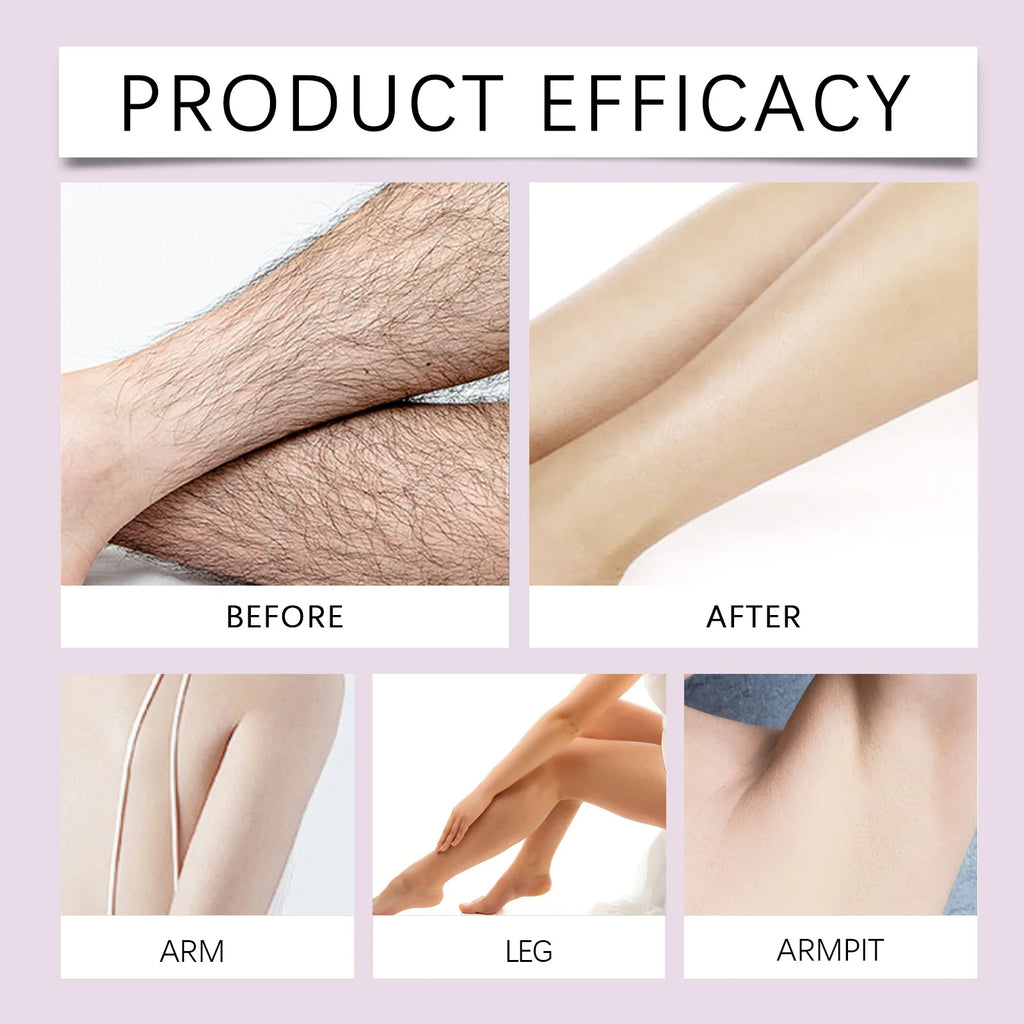 Painless Hair Removal Cream Gentle Body Depilatory for Sensitive Skin