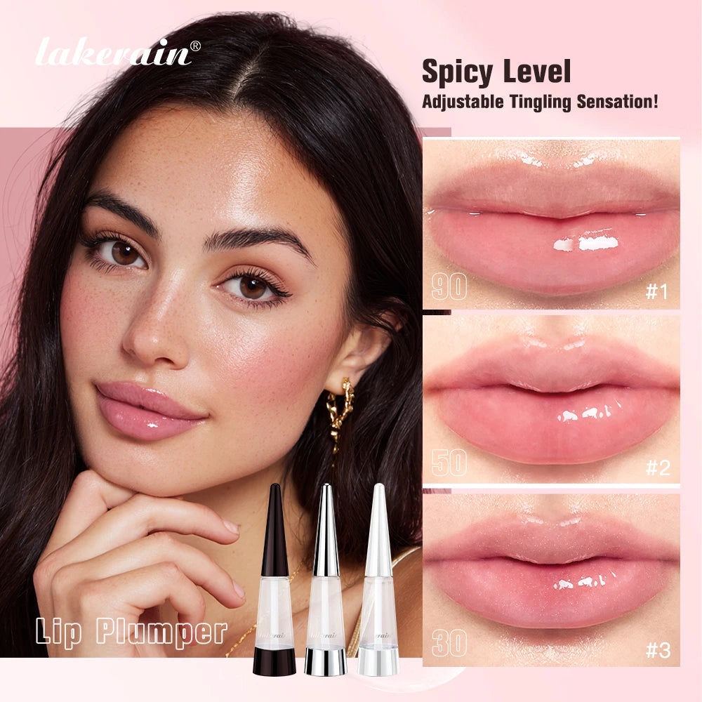 Lip Plumper and Volumizing Lip Gloss Serum for Fuller Looking Lips