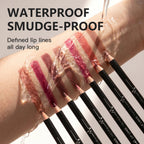 12 Piece Lip Liner Pencil Set Waterproof Matte Makeup Contouring Pen