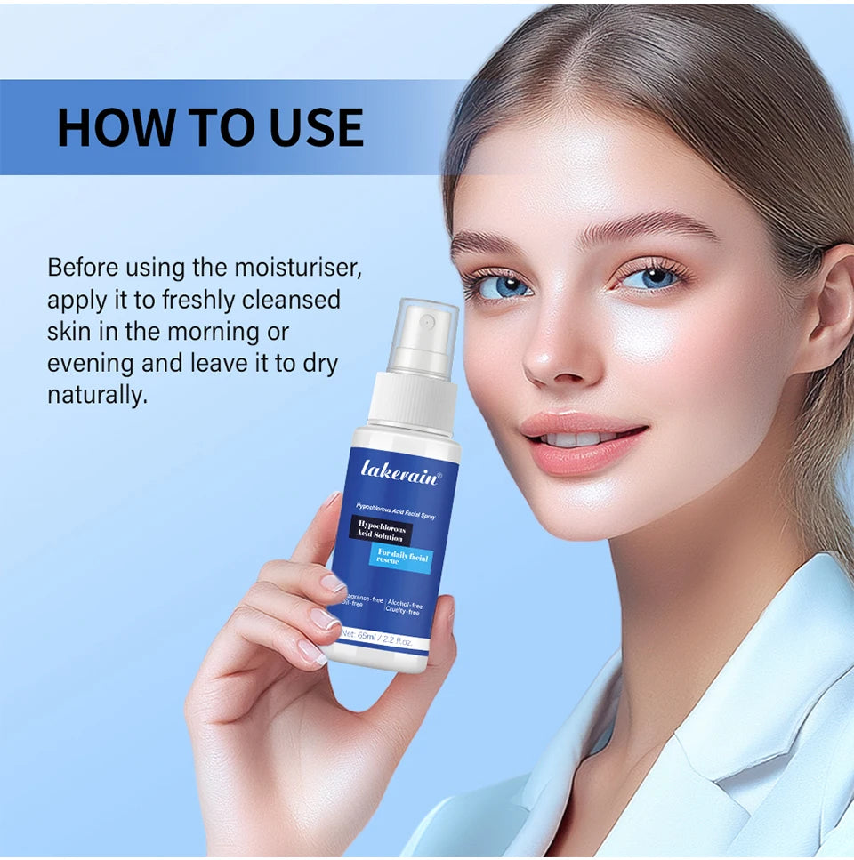 Hypochlorous Acid Facial Spray Skin Toner for Acne and Redness