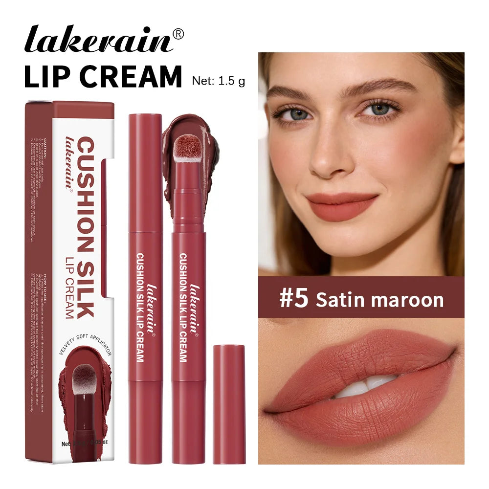 2 in 1 Lip Powder Cream and Cheek Blush Tint Waterproof Makeup - 28