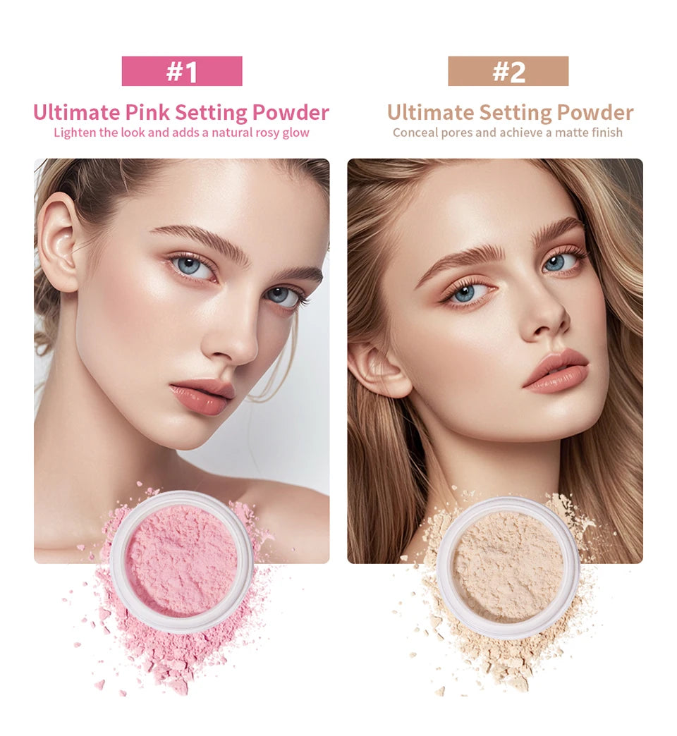 Setting Powder Matte Loose Finishing Powder for Long Lasting Makeup