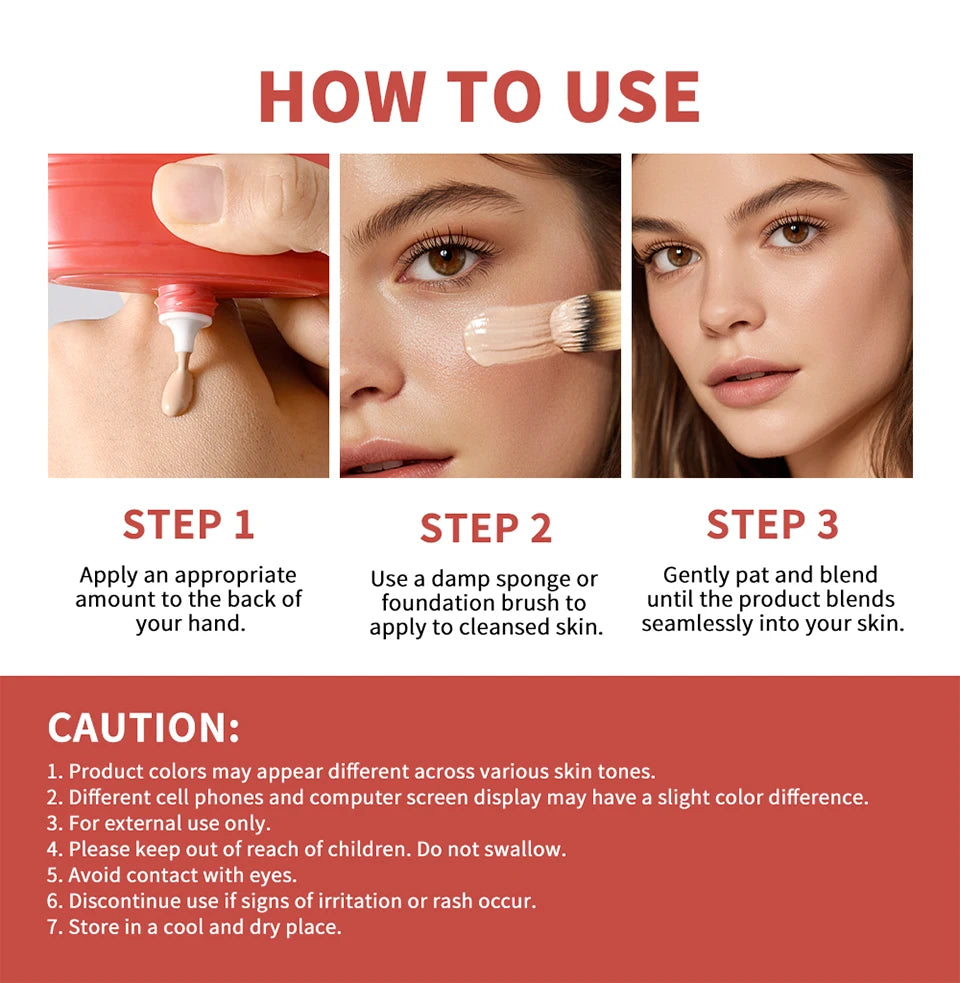 Glow Skin Tint Foundation Liquid Makeup Base
