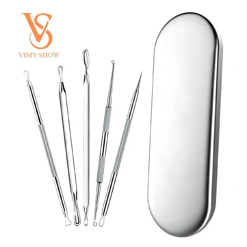 Blackhead Remover Kit Pimple Popper Extractor Tool Set - 1