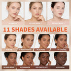 Liquid Foundation and Concealer Buildable Velvet Matte Face Makeup