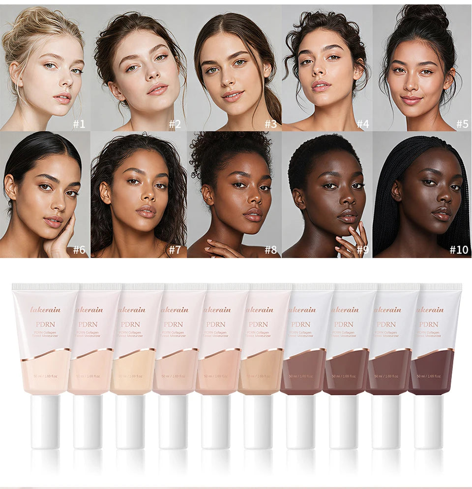 PDRN Collagen Tinted Moisturizer Radiant Glow Skin Tint Foundation