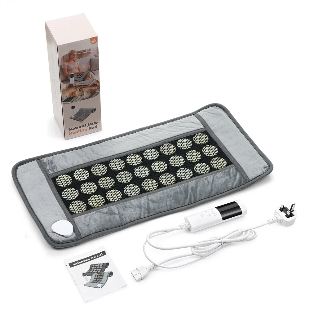 Jade Heating Pad and Electric Warming Mat for Pain Relief