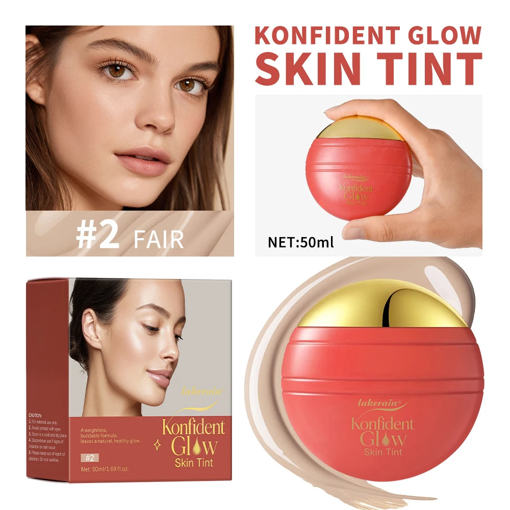 Glow Skin Tint Foundation Liquid Makeup Base - 21