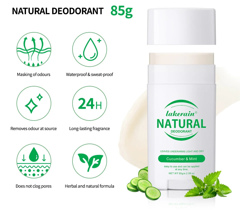Natural Deodorant Stick Long Lasting Solid Perfume Balm