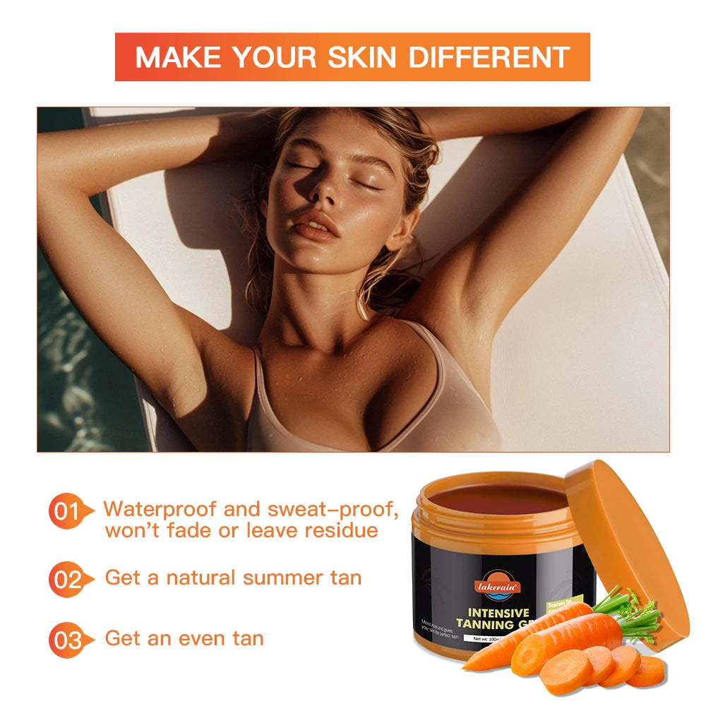 Intensive Tanning Gel Sun Tan Accelerator Body Bronzer - 3