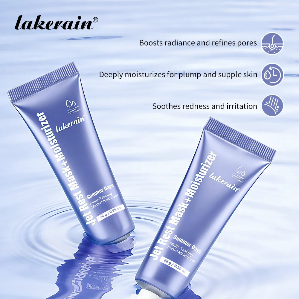 2 in 1 Face Moisturizer and Hydrating Overnight Mask Skin Care Cream
