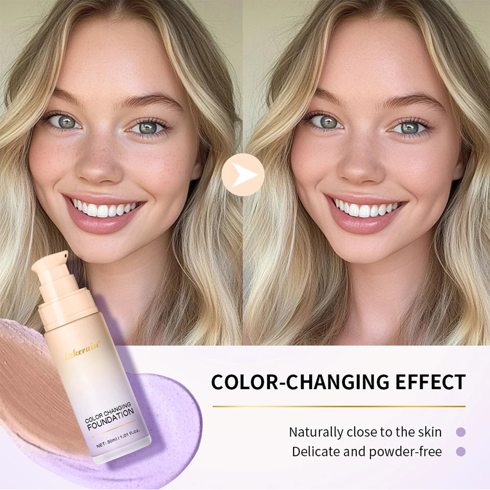 Color Changing Foundation Liquid Concealer Makeup