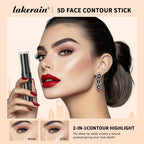 Dual Ended Contour Stick Bronzer and Highlighter Makeup Pen
