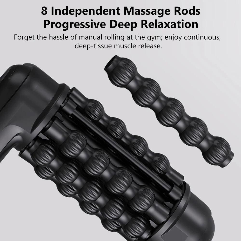 Electric Fascia Roller Muscle Massager Deep Tissue Recovery Tool