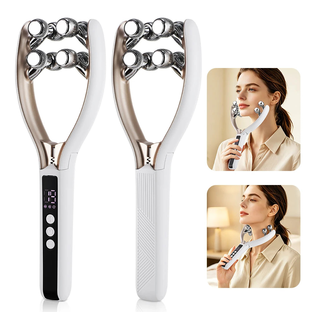 Electric Facial Massager Roller Skin Tightening Contouring Beauty Tool - 1