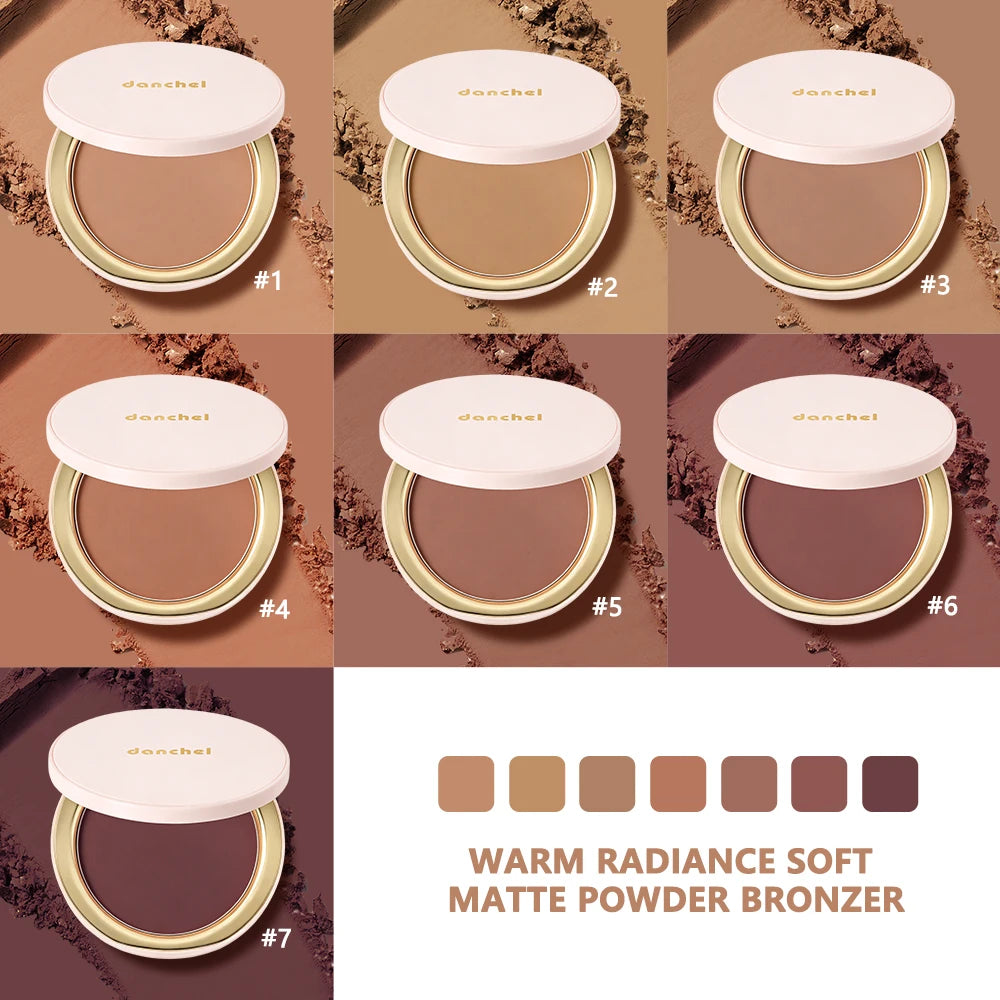 Soft Matte Bronzer Powder Natural Shading Contour Makeup - 2