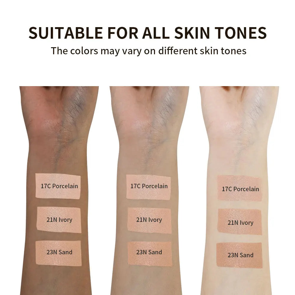 Glow Cream Cushion Foundation Dewy Luminous Face Makeup