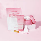 Collagen Skincare Set Facial Moisturizer and Deep Hydration Mask Combo