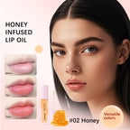 Honey Infused Lip Oil Hydrating Gloss and Moisturizing Lip Tint