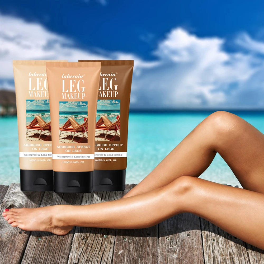 Leg Makeup Foundation Airbrush Effect Body Concealer Lotion - 2