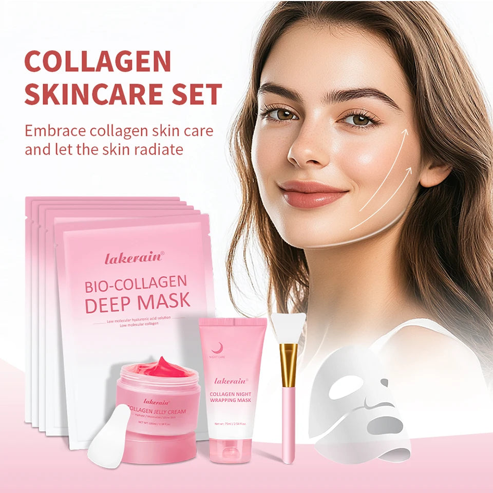 Collagen Skincare Set Facial Moisturizer Routine