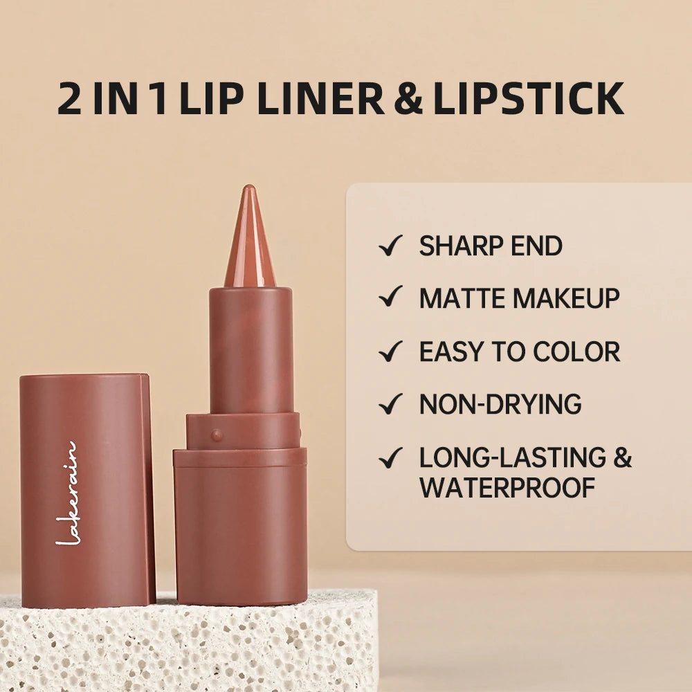 Waterproof Lip Liner Pencil Long Lasting Matte Lip Contour Makeup