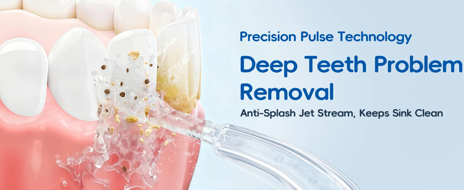 Electric Water Flosser Oral Irrigator Dental Teeth Cleaner - 9