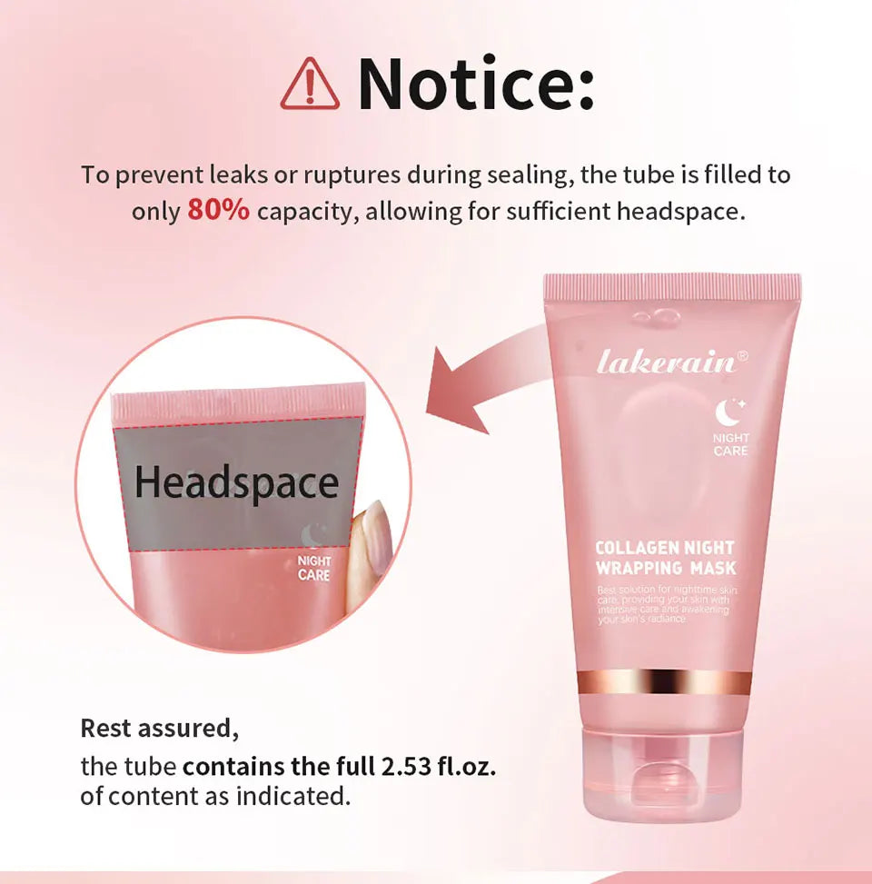 Collagen Overnight Peel Off Mask Korean Night Wrapping Face Treatment - 15