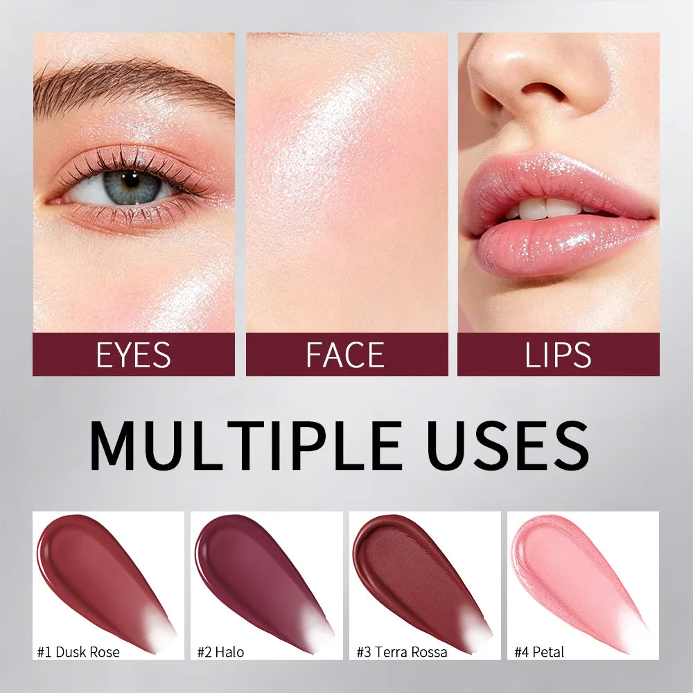 Magnetic Lip and Cheek Cream Nourishing Tinted Blush Balm