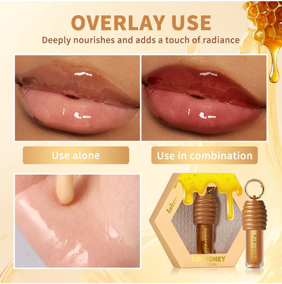 Honey Chocolate Lip Glaze and Moisturizing Lip Gloss Set - 10